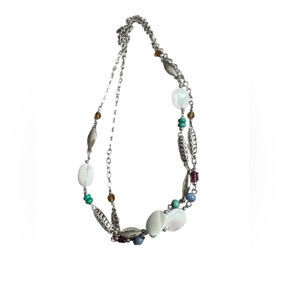 Brighton BARBADOS TROPIC Multi-Color Pearl Long Strand Necklace - Picture 5 of 11